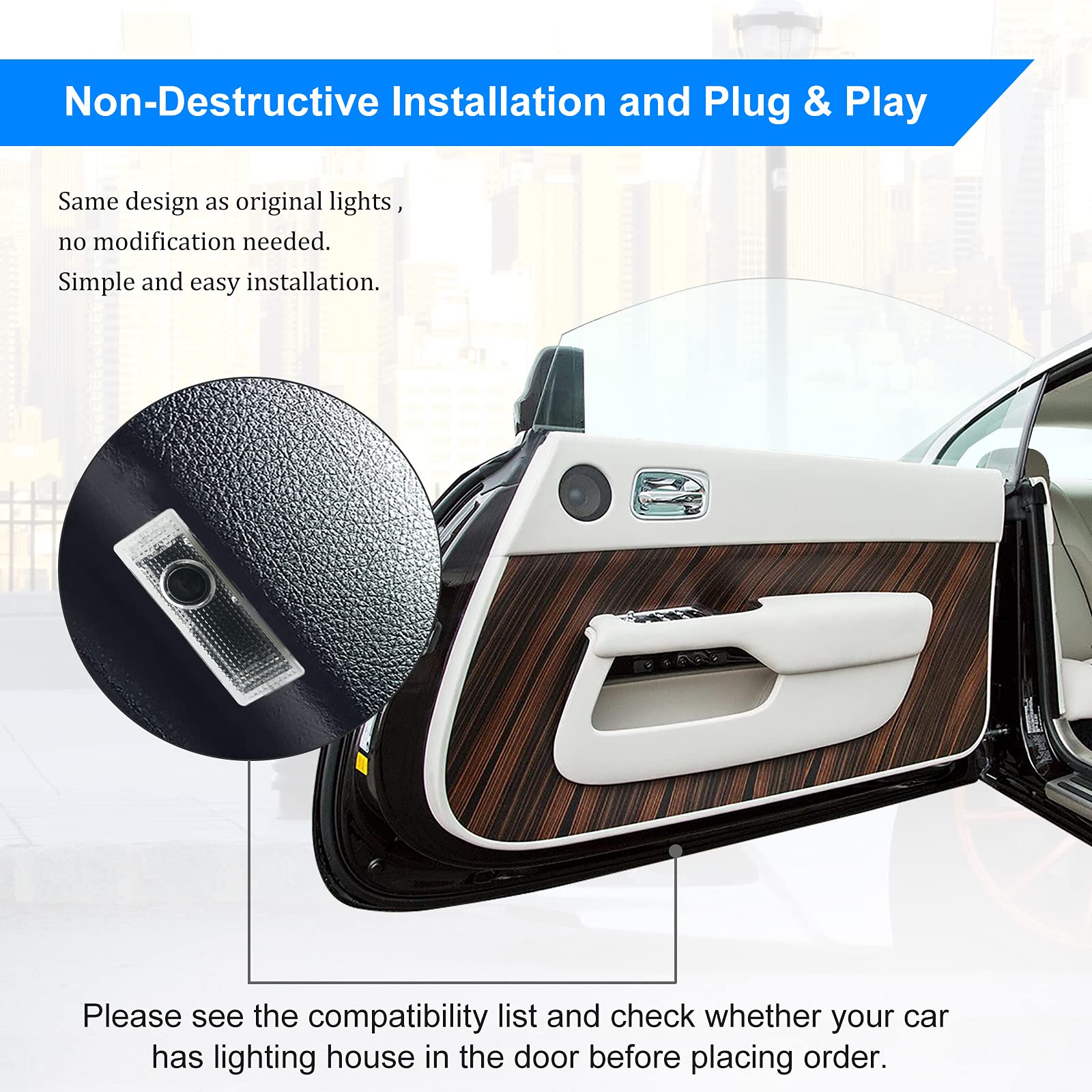 Dieyi plug-and-play installation leaves no wiring damage and quick setup.