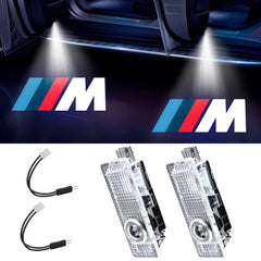 Dieyi car welcome light on BMW rear door projection for cohesive branding