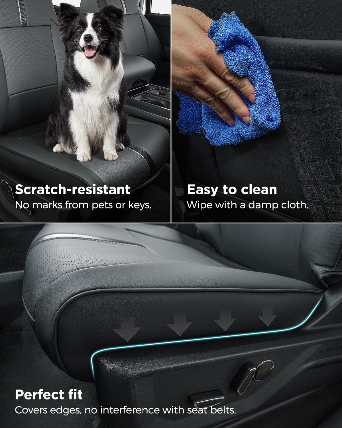 DiffCar F-150 crew-cab fit seat cover for SuperCrew interiors