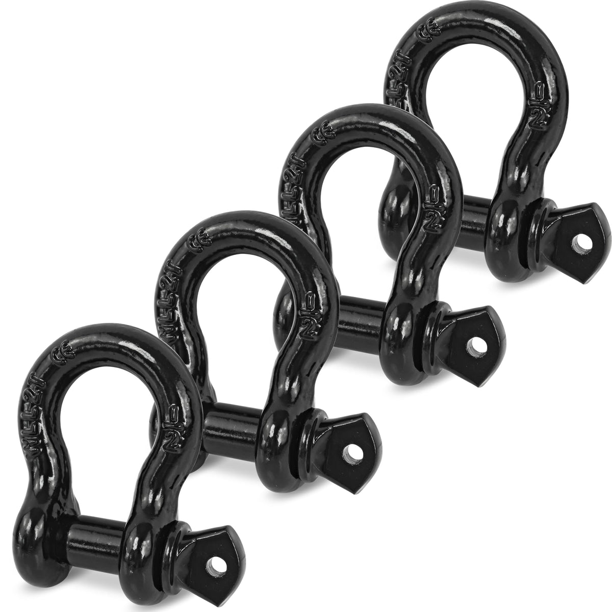 Digank D Ring Shackle 1/2-inch with 9/16-inch pin, ready for heavy-duty recovery.