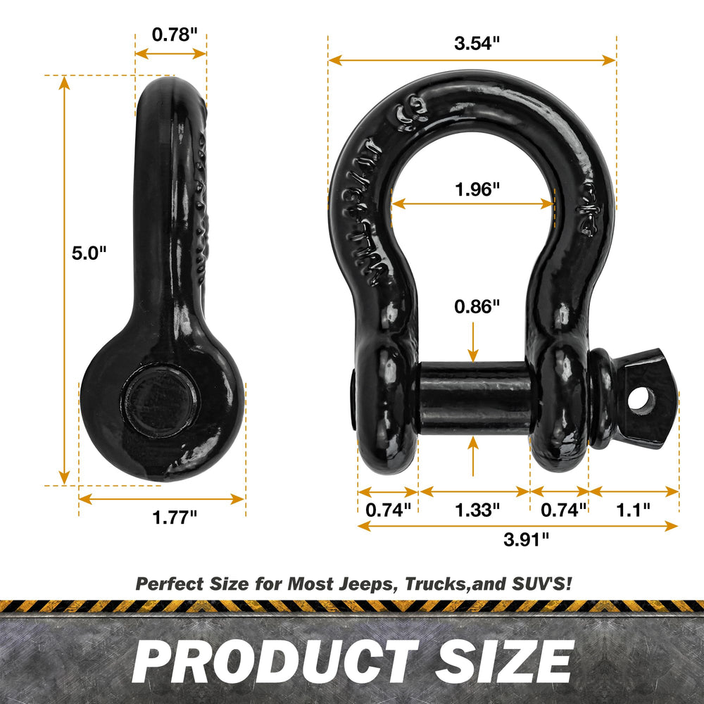 Digank plated and powder-coated shackle showing corrosion resistance