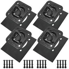Digank recessed D ring anchors secure heavy loads on trailer floors