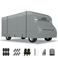 DikaSun Class C cover top view with 6-layer protection for sun and rain.