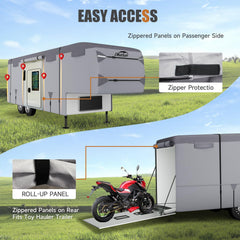 DikaSun ventilation flaps and rollable panels allow easy access without removing the cover.