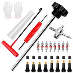 DikTalk 22PCS kit with push rod for precise valve stem installation