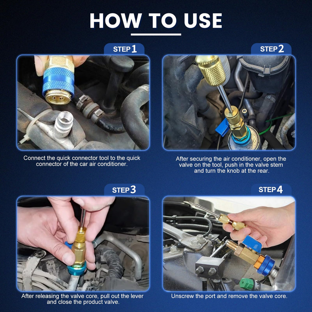 DikTalk high and low pressure removers with R1234yf couplers