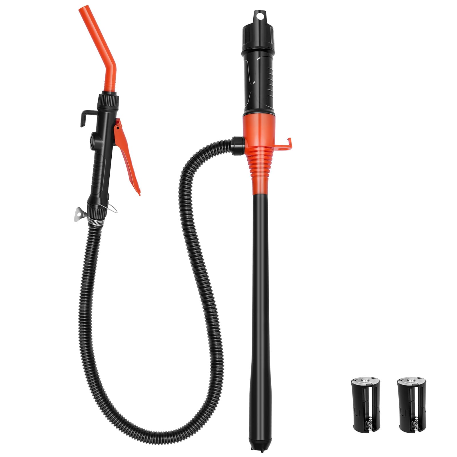 DikTalk portable fuel transfer pump in action for fast outdoor refueling.