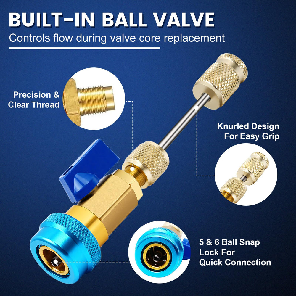 DikTalk Schrader valve core extractor used for precise core removal