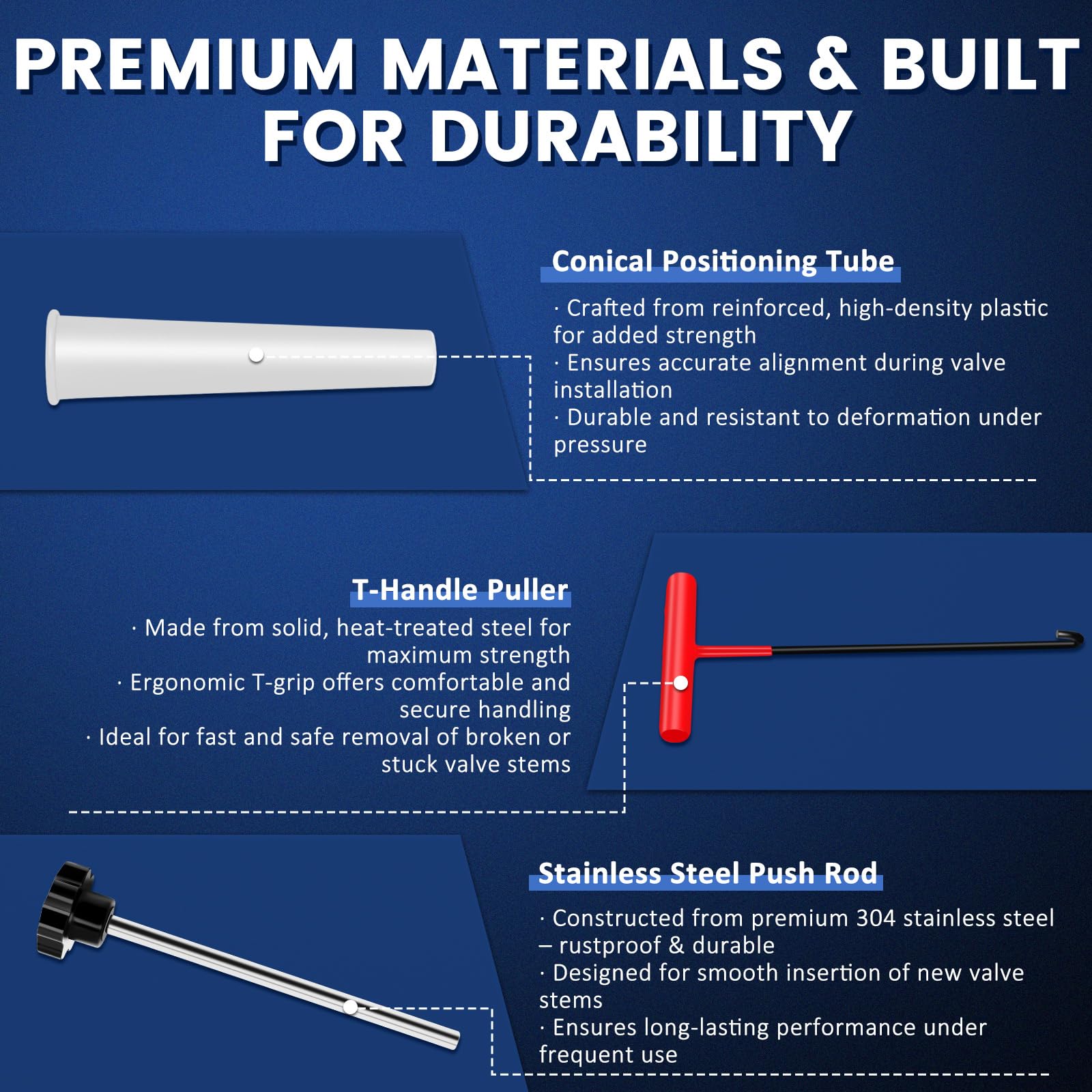 DikTalk T-handle puller eases valve stem removal during repair