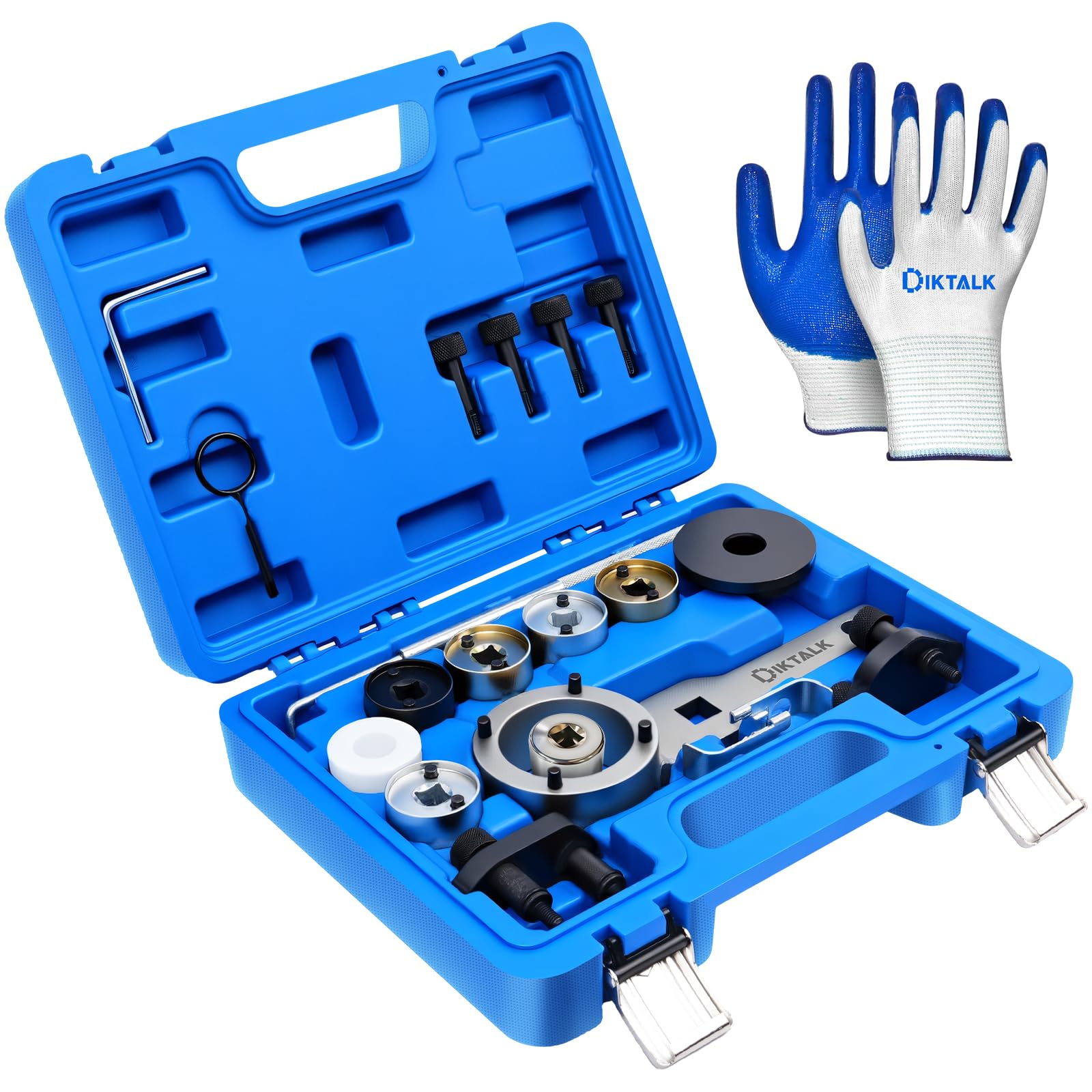 DikTalk timing tool set packaging and tools for organized maintenance sessions