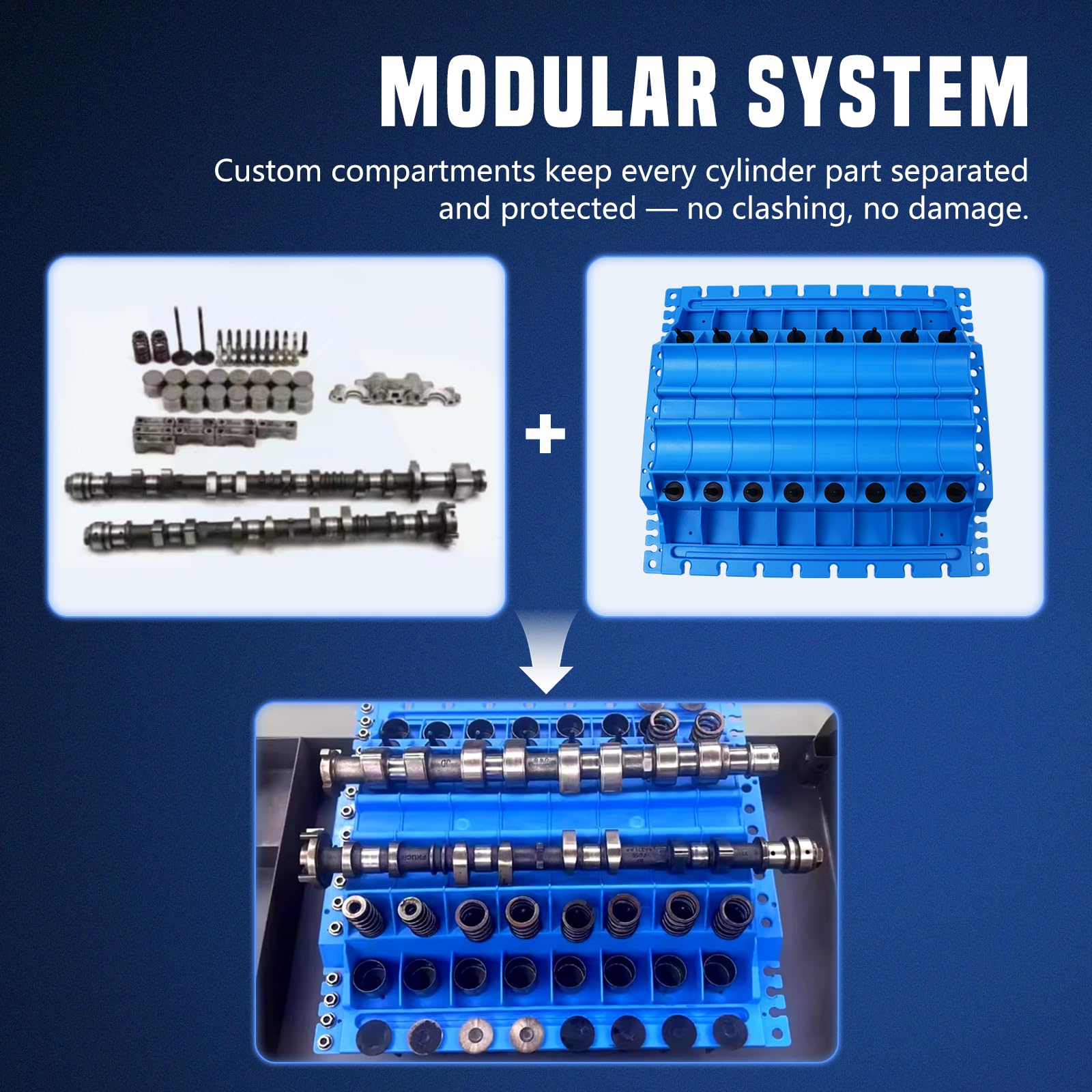 DikTalk valve springs and keepers storage prevents mixups during disassembly