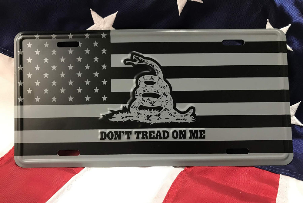 DillenCo embossed aluminum plate in grey and black enhances rugged look