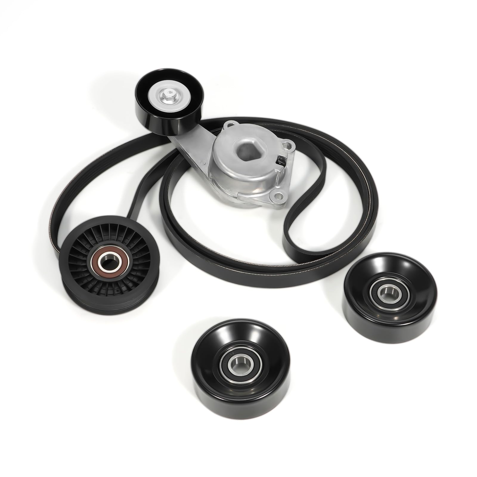 Dilomber drive serpentine belt tensioner kit for Ford, ready for quick installation.