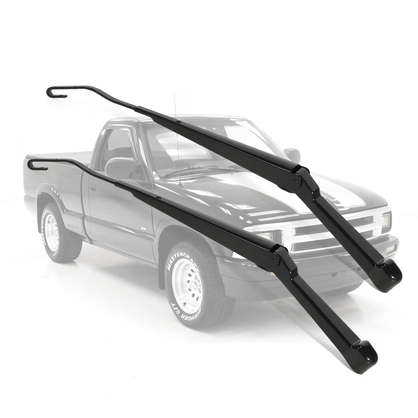Dilomber S10 front driver wiper arm on vehicle for clear rain visibility.