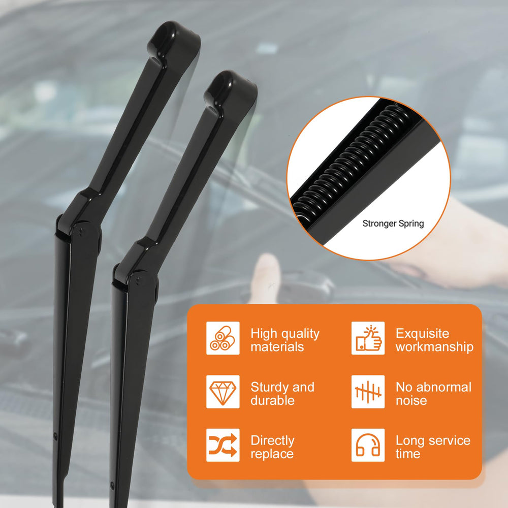 Dilomber S10 wiper arm closeup highlights OE-fit quality.