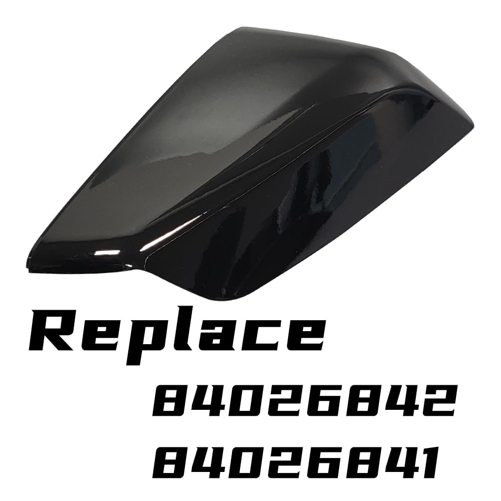 DIMEANI Malibu exterior mirror cover installation in glossy black.