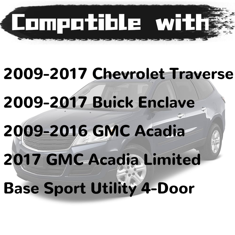 Dimeani driver seat track cover Chevrolet Traverse visual highlighting edge protection.