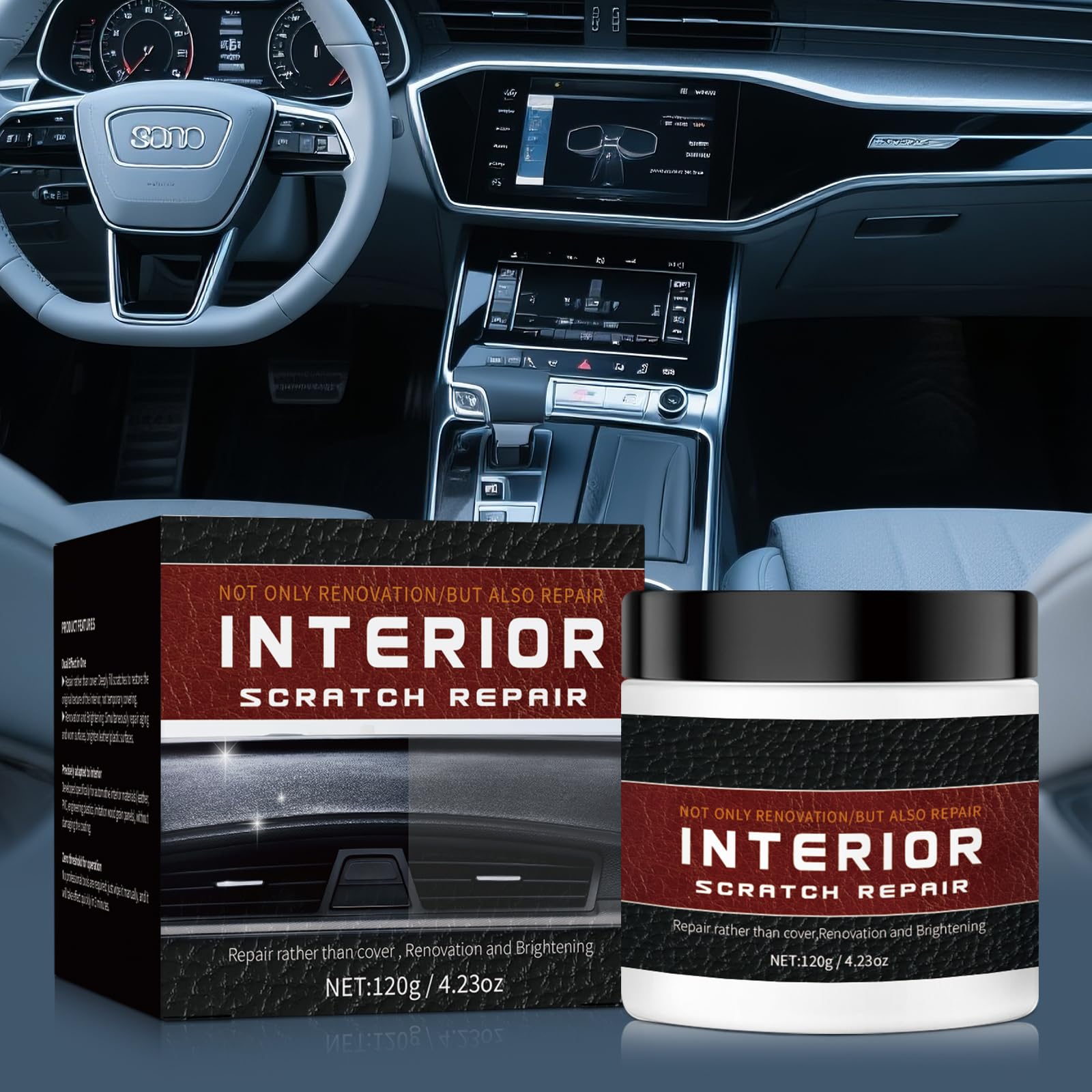 DIMOT center console care for uniform interior finish