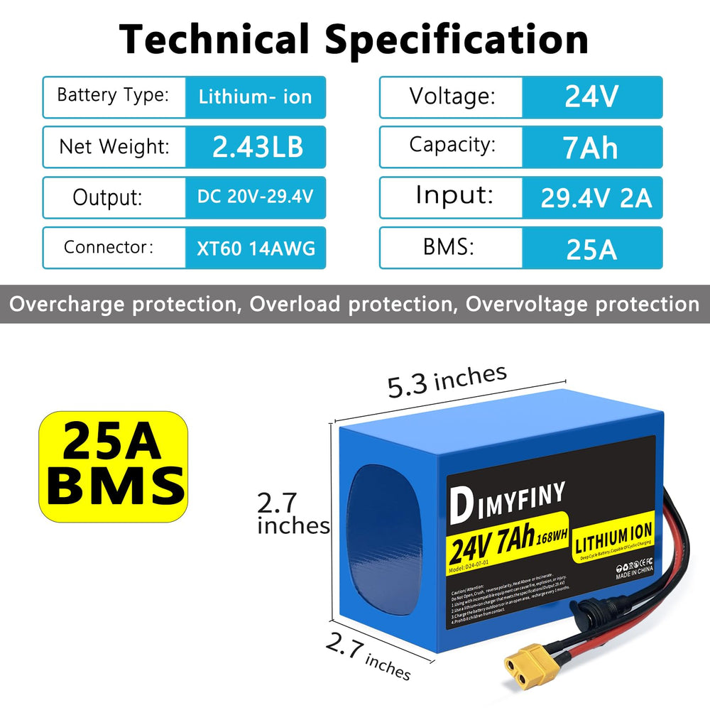 XT60 connector and cables simplify quick installation
