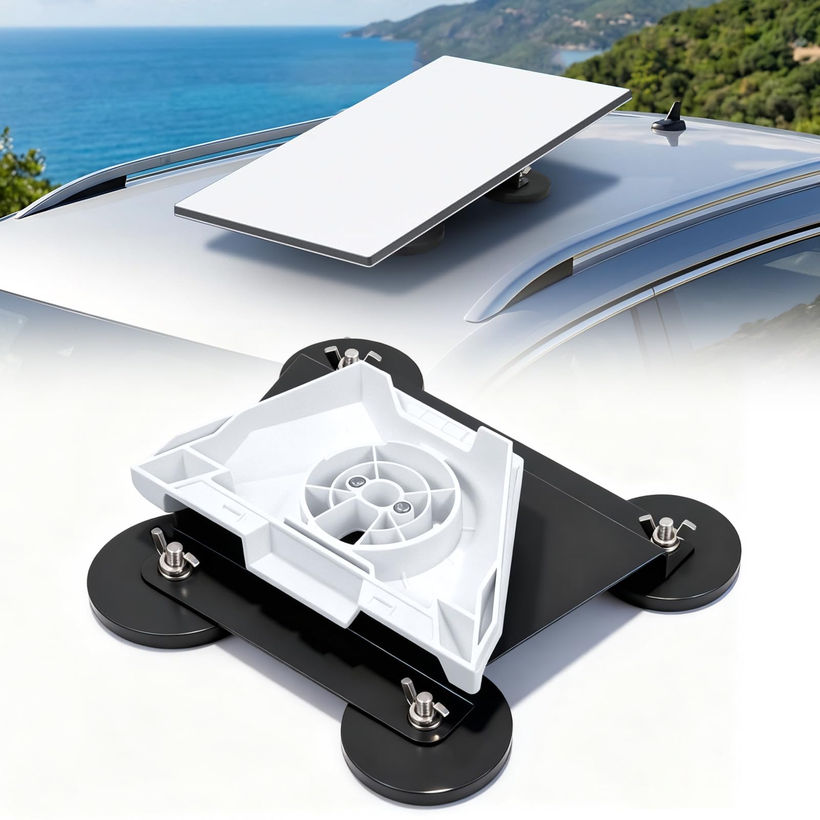 Dinfu Starlink Mini car roof mount secures internet on the go