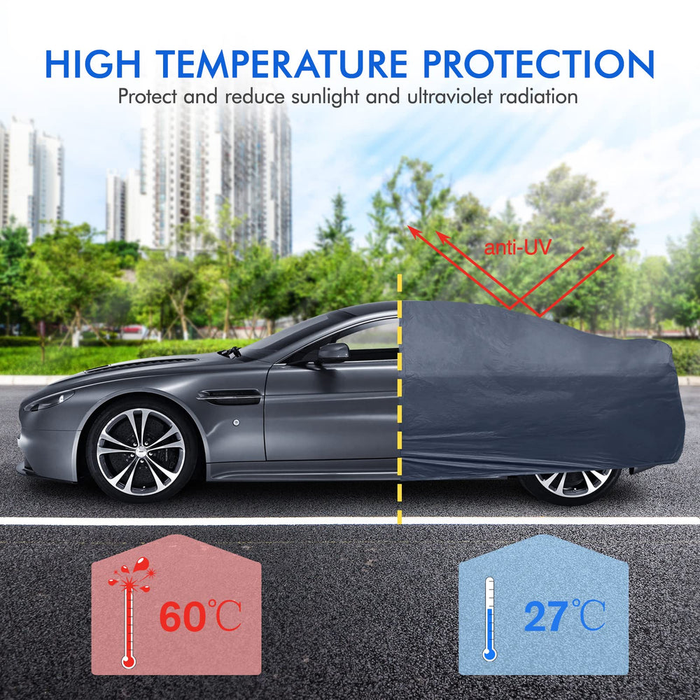 DINGHAO car cover with storage bag for easy storage.