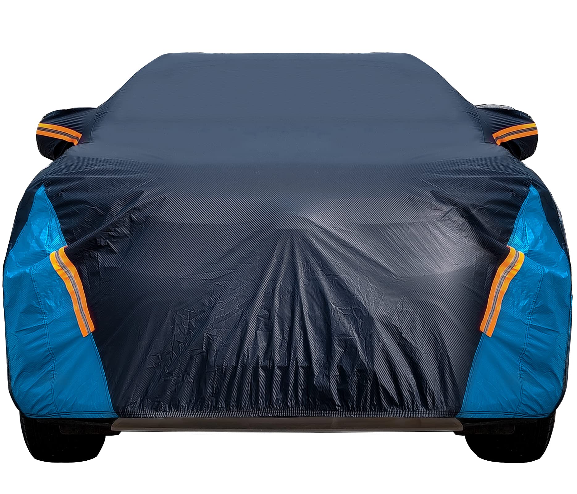 DINGHAO car cover with six-layer waterproof design protecting SUVs in all weather