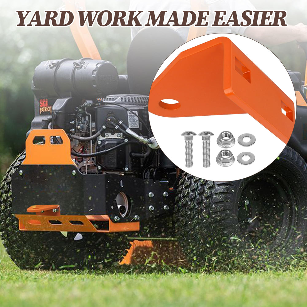 Dinlon ready-to-tow setup for yard work and landscaping