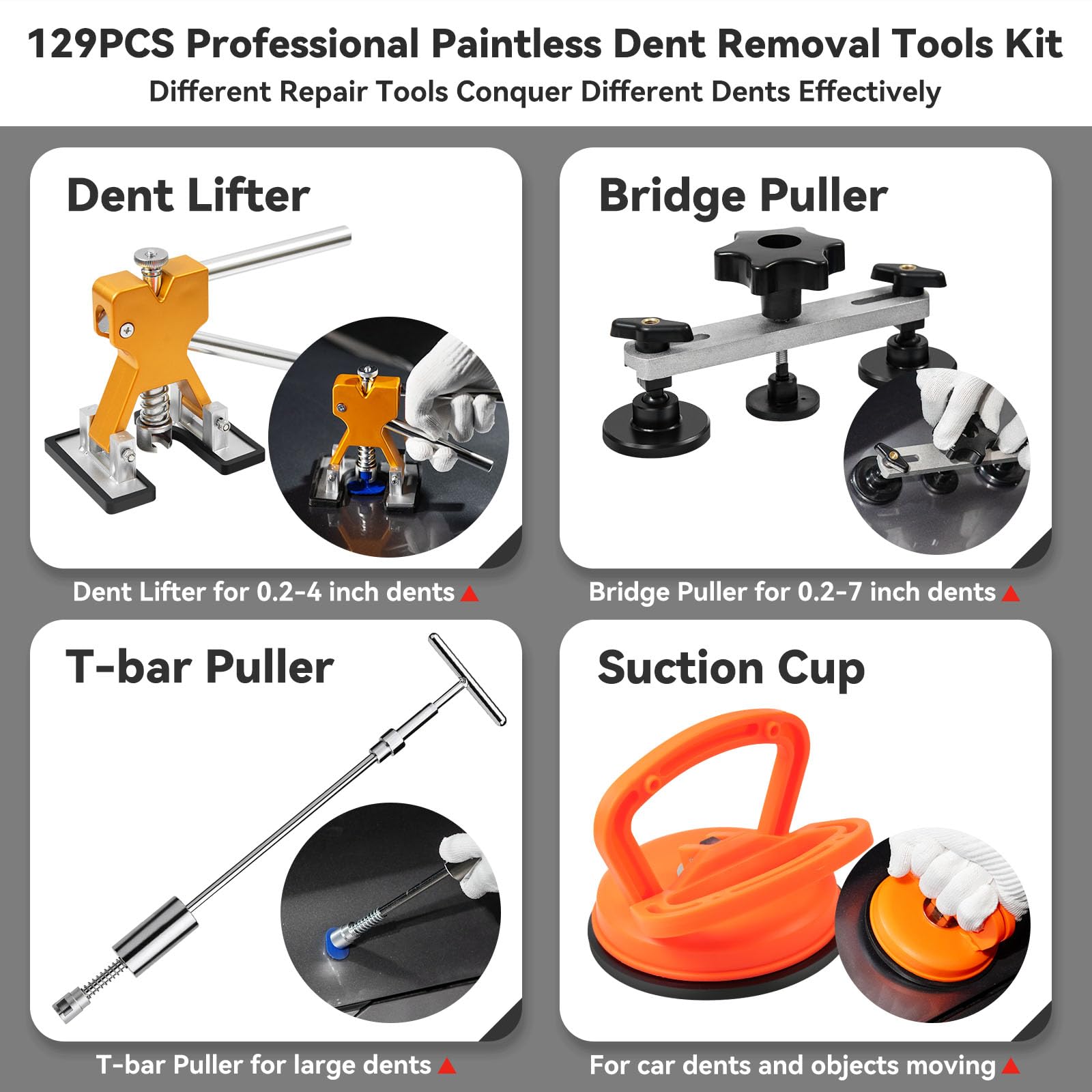 DIQDI bridge puller used for medium dents on panels.