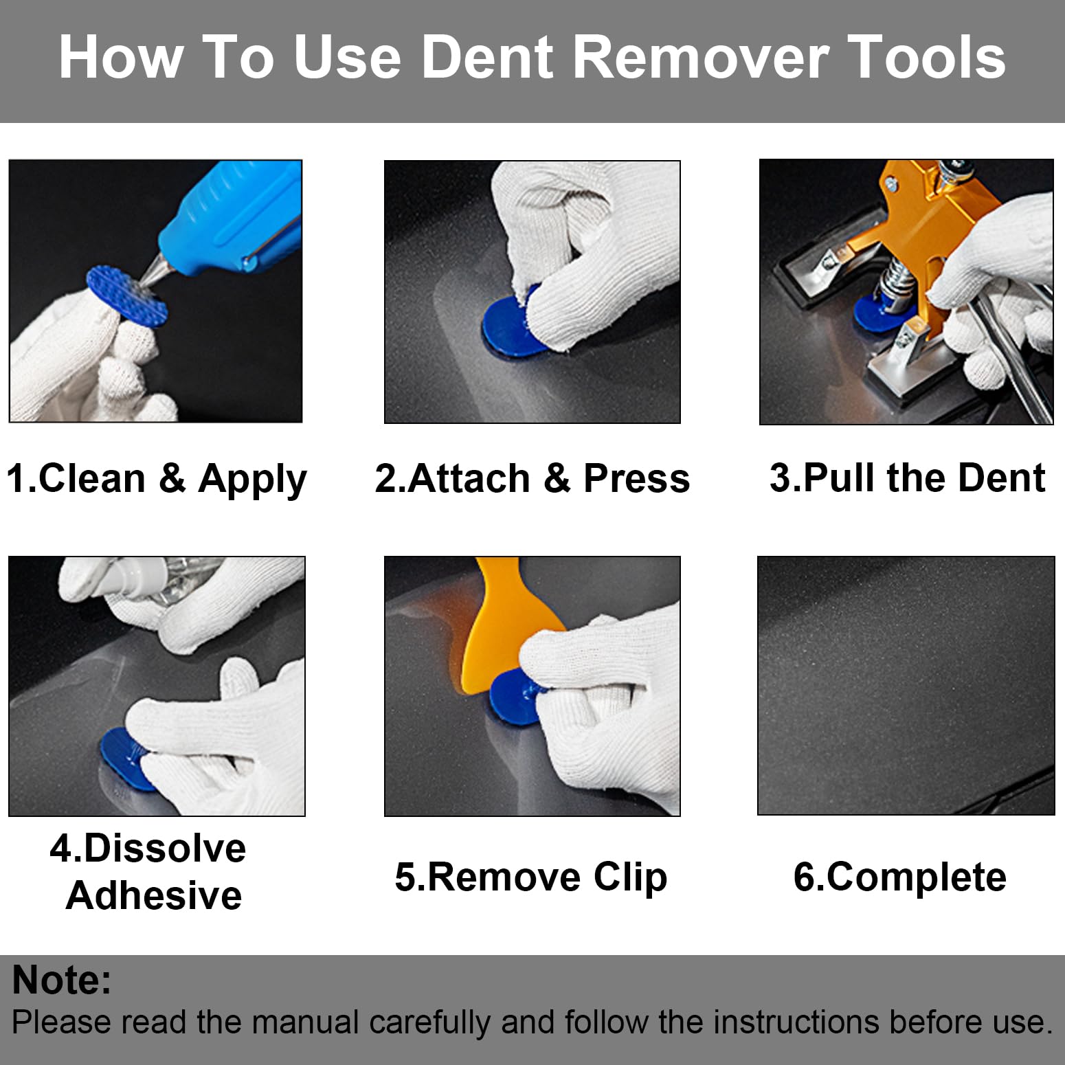 DIQDI compact storage keeps all dent tools organized after use.