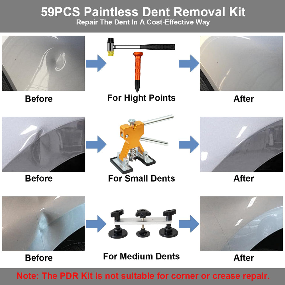 DIQDI durable glue tabs and pullers for reliable small dent removal.