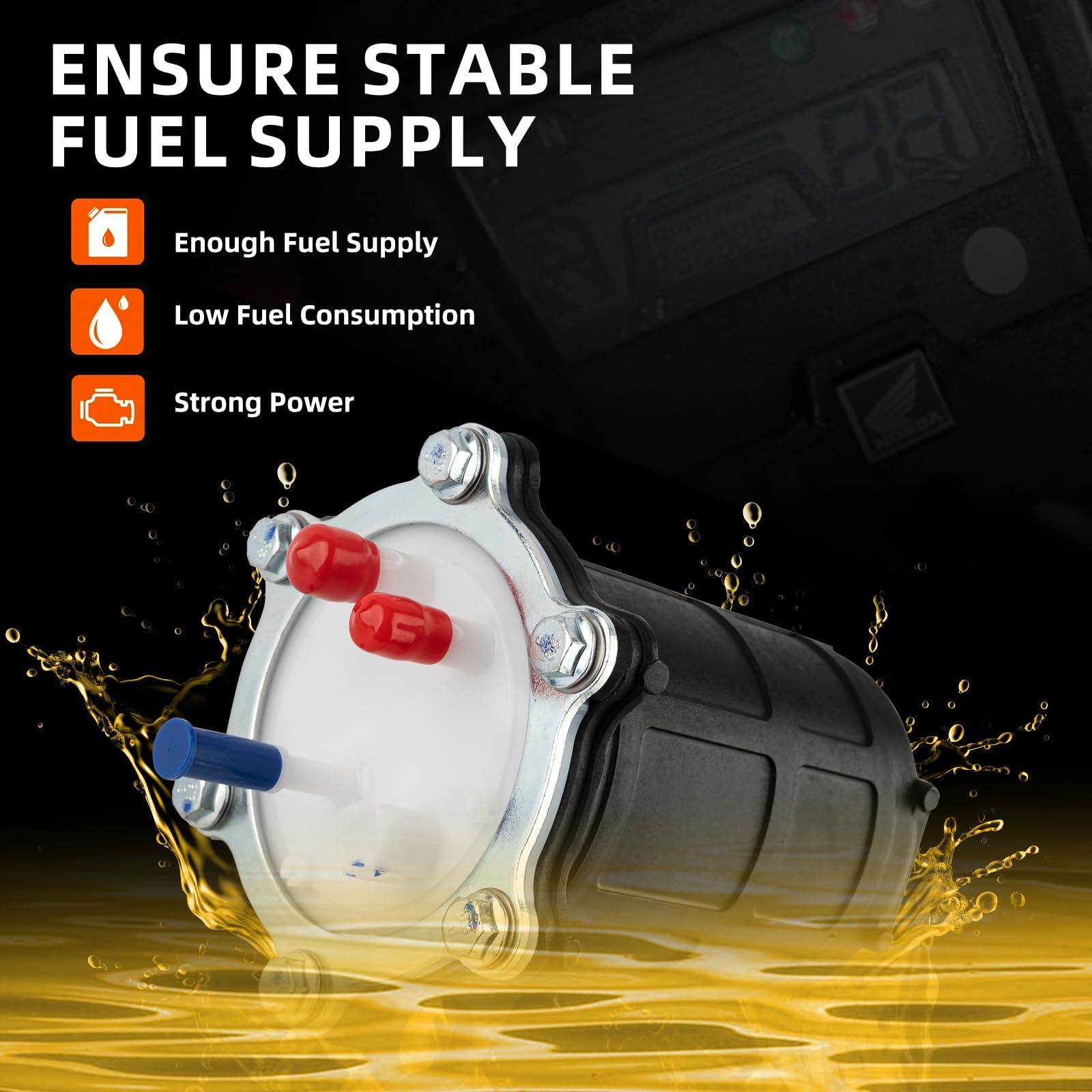 DIRBOERF on-vehicle fit ensures seamless replacement on compatible Honda ATVs.
