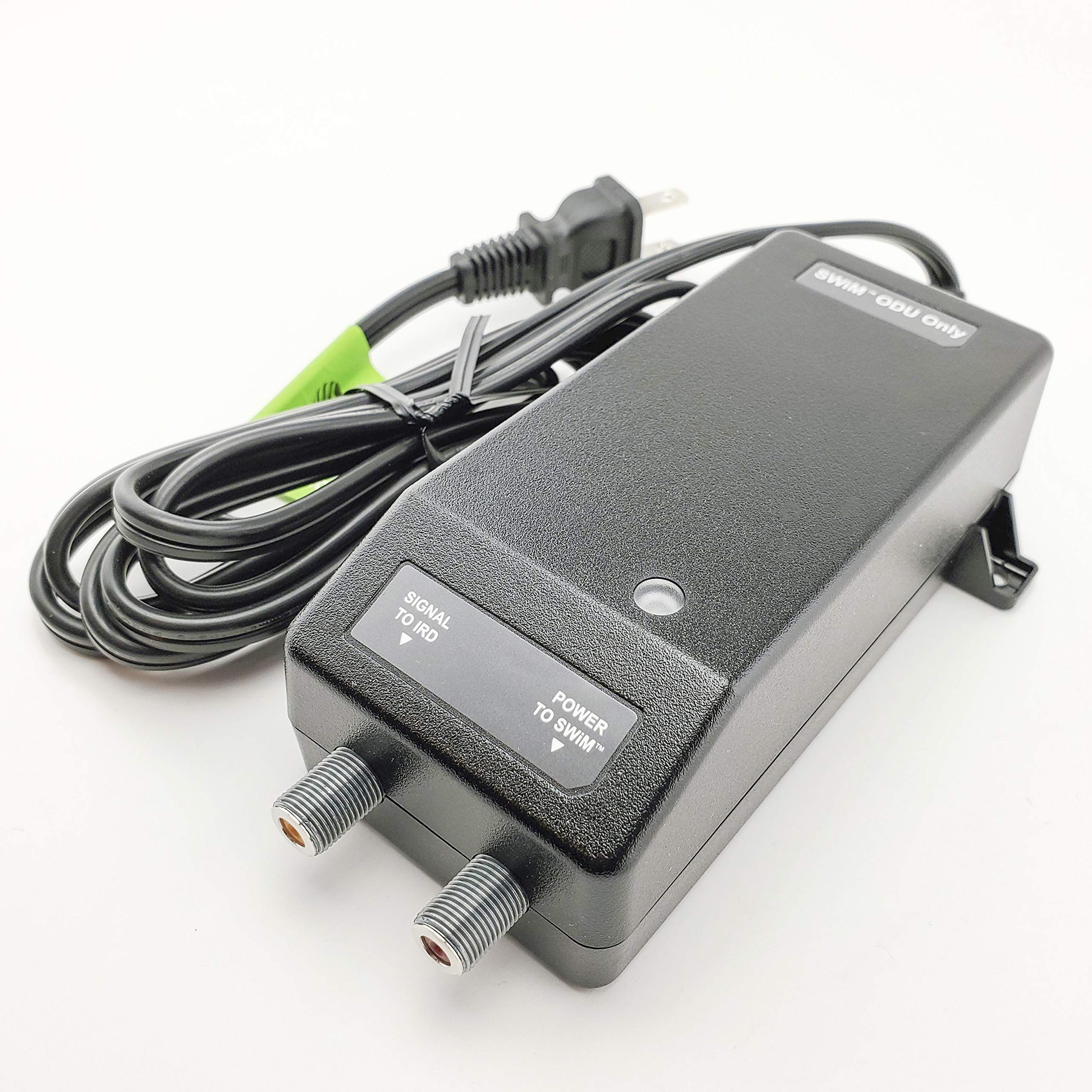 DIRECTV PI21 power inserter side view highlighting compact footprint and versatility