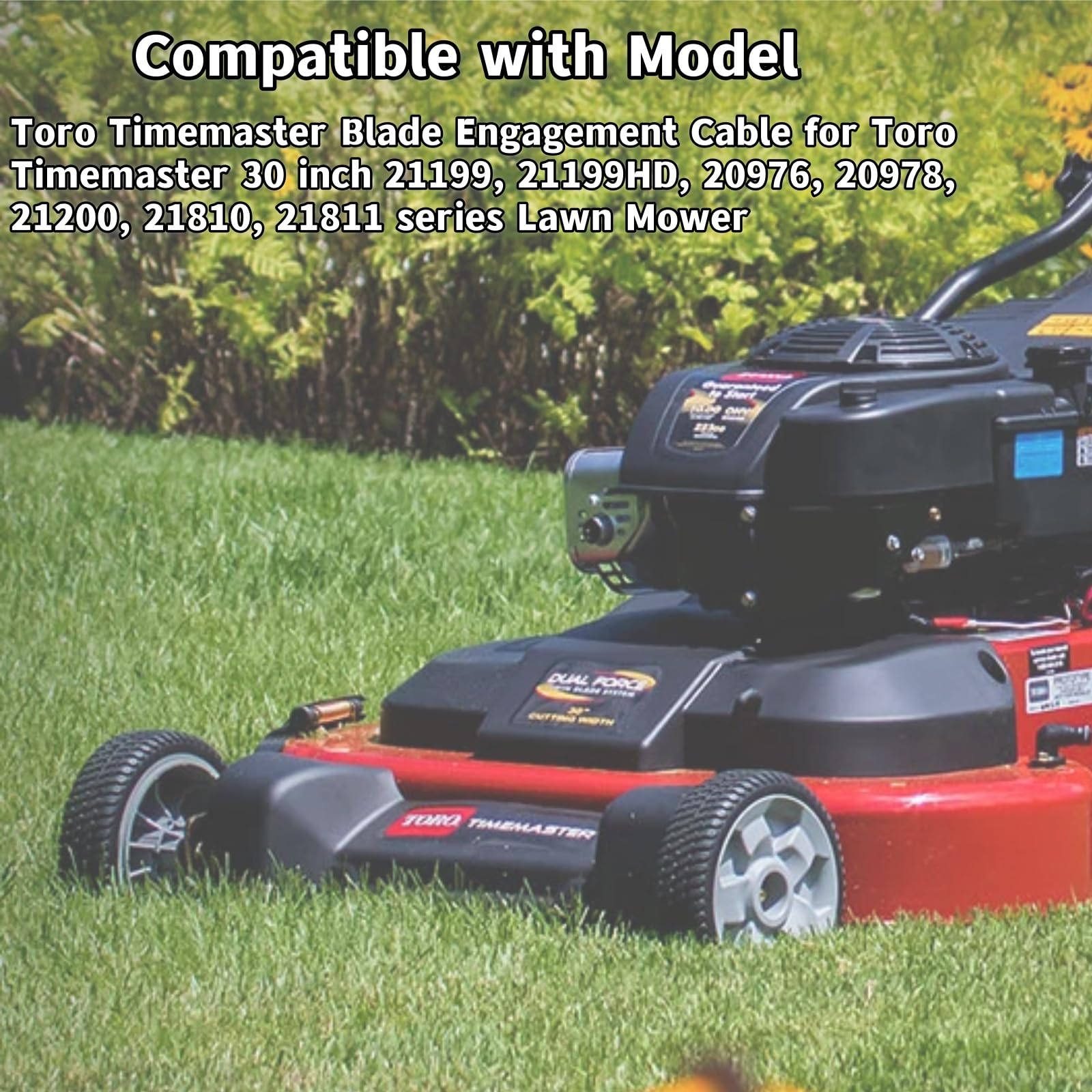 Direvcdro brake cable installation on a Toro TimeMaster for smoother operation
