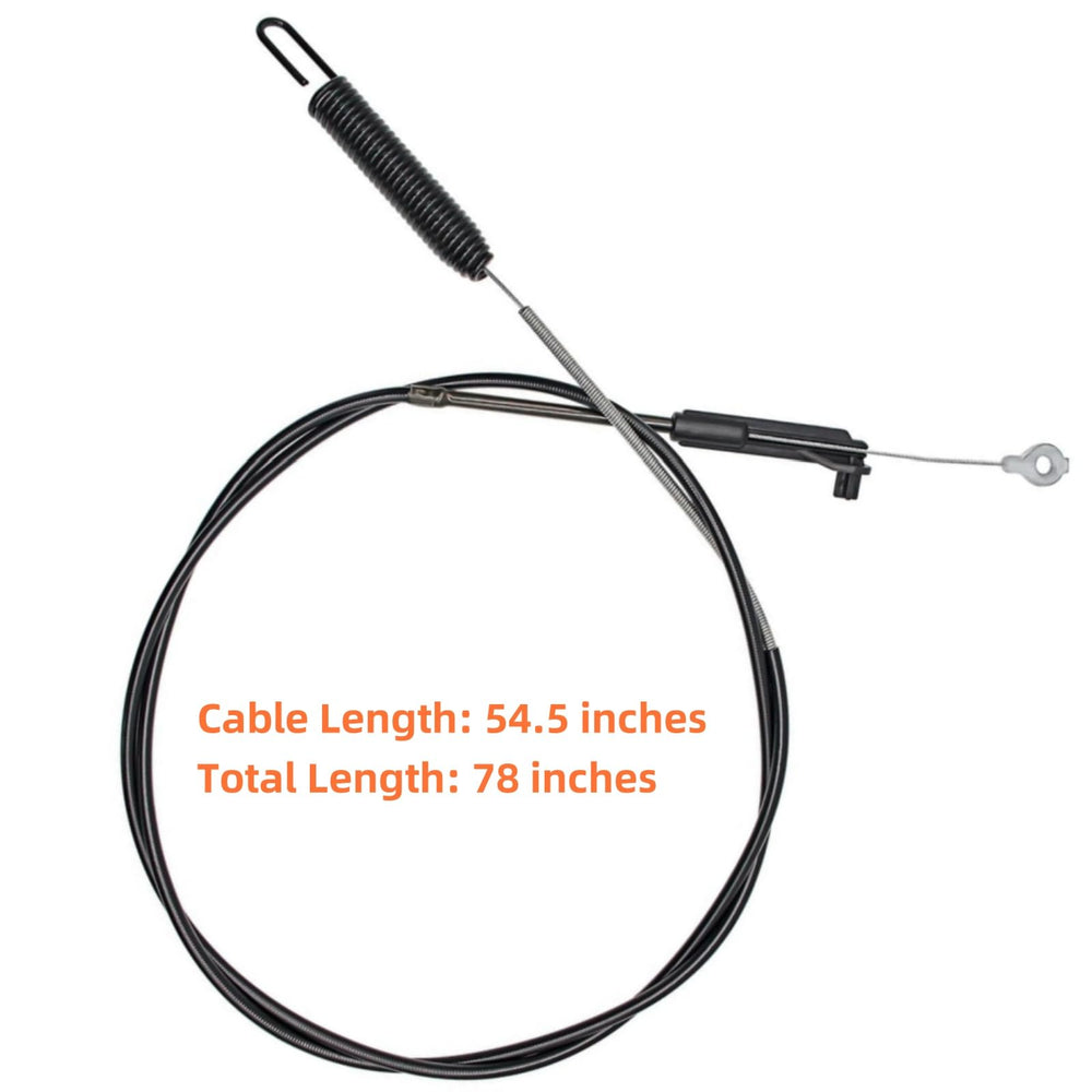 Direvcdro brake cable length 54.5 inches demonstrates full-range blade engagement