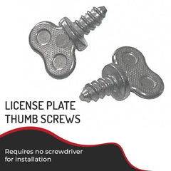 Discount Car Care HI-TECH thumb-screw no-tools-needed close-up highlights easy mounting.