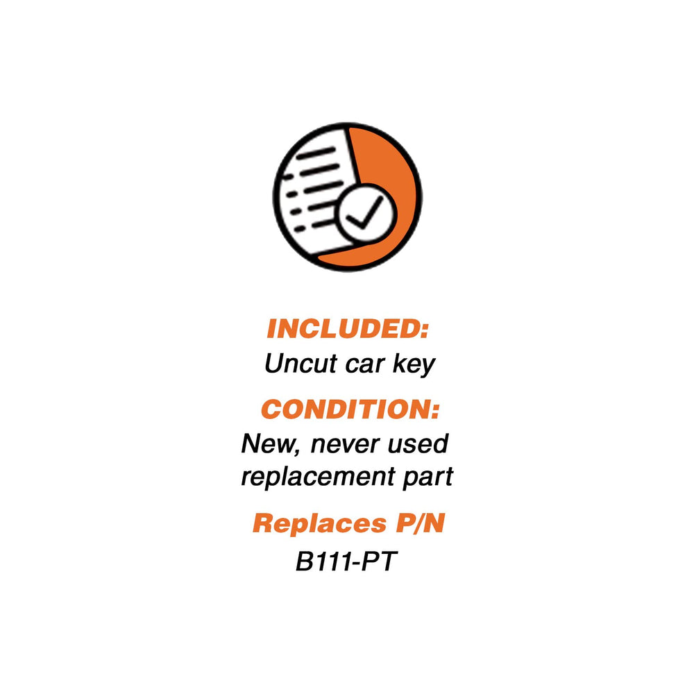Discount Keyless two-pack ignition key image highlights easy replacement options.