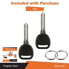Discount Keyless uncut transponder key visual pack offers convenient backups.