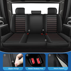DISUTOGO front seat airbag-safe design maintains safety while upgrading interiors.