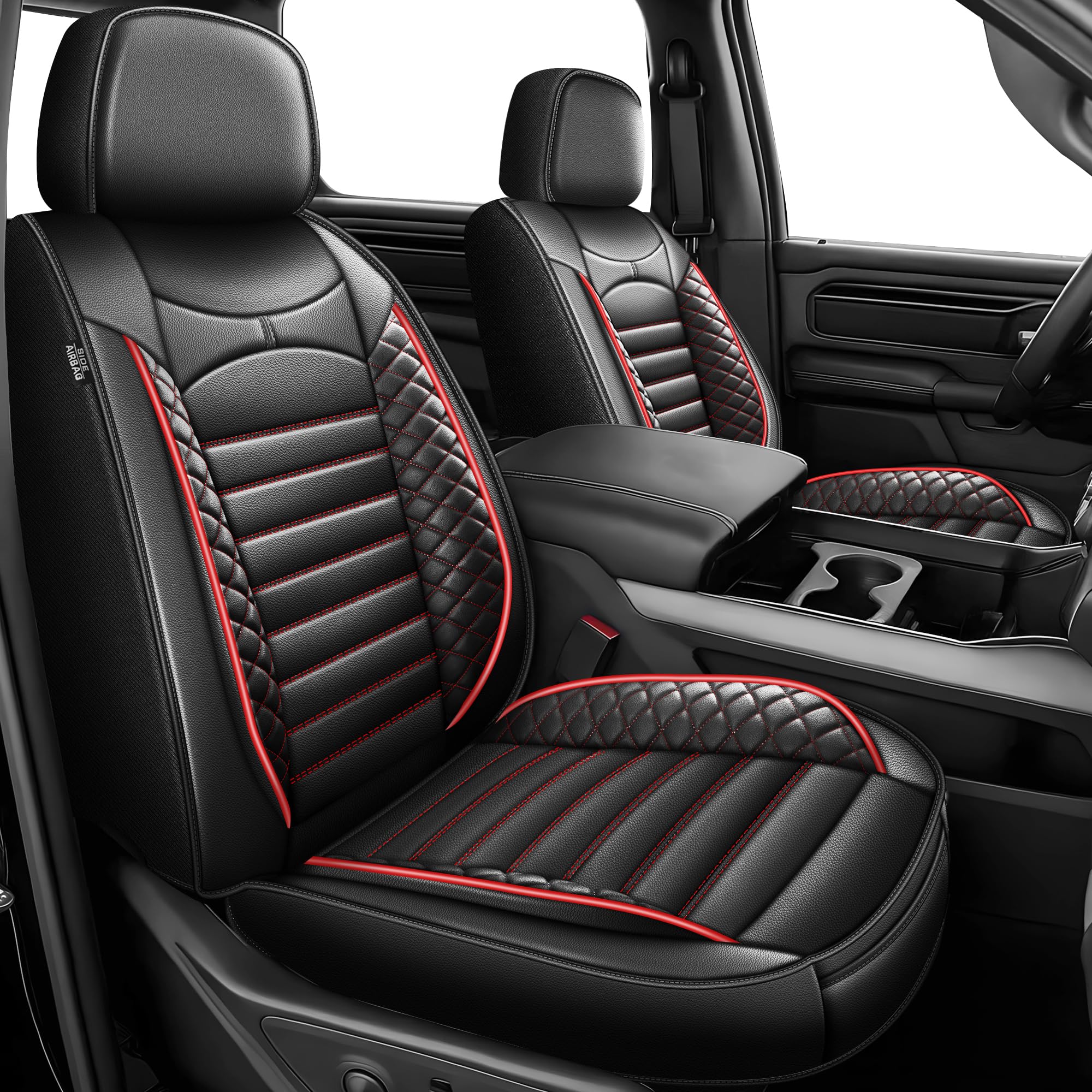 DISUTOGO custom-fit seat cover for Dodge Ram crew cab with protection and style.