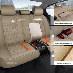 DISUTOGO rear seat covers for Nissan Frontier maintain cleanliness and style.