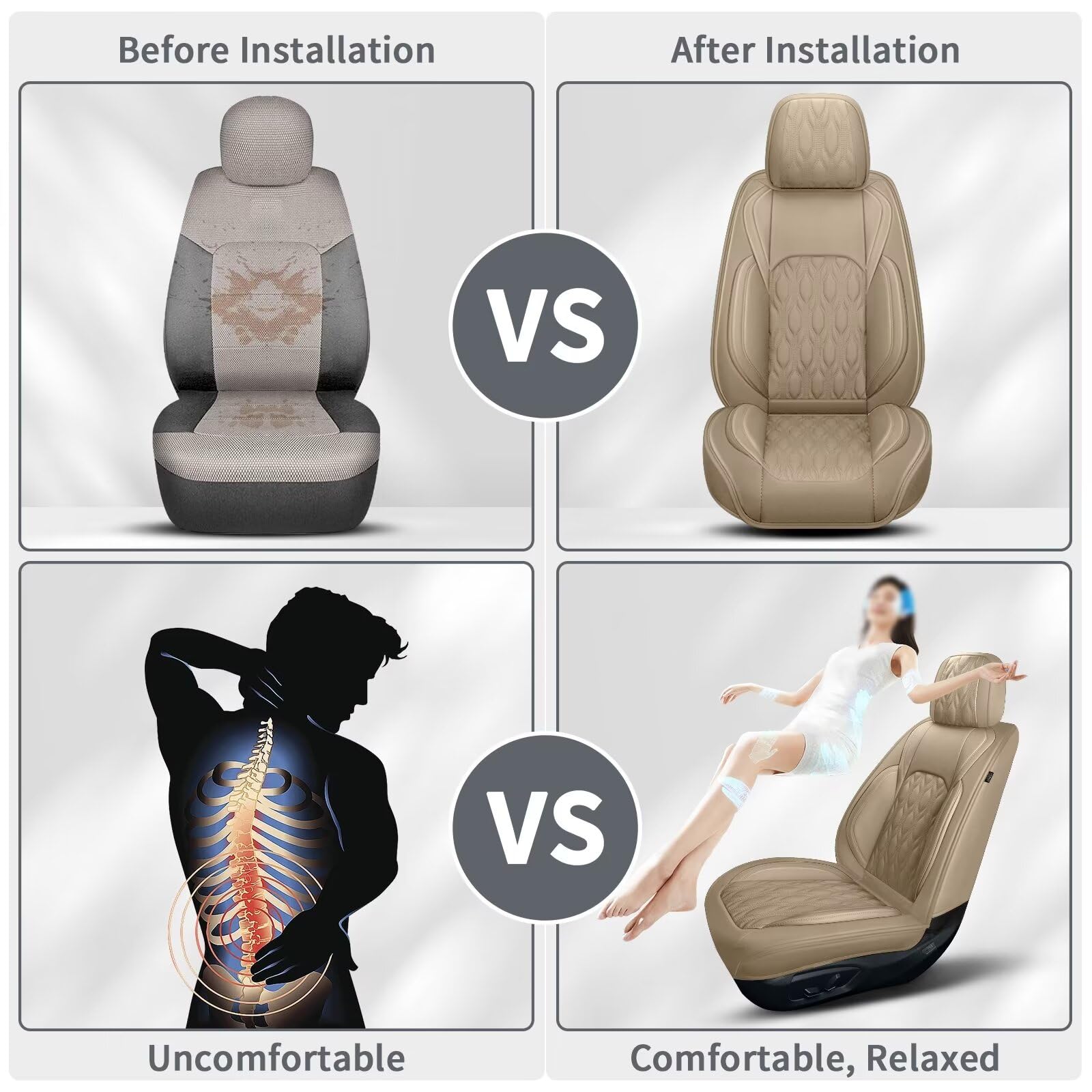 DISUTOGO seat covers shield original seats from everyday wear.