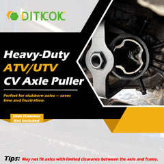 Heavy-duty axle grabber on a rugged bench, ready for tough jobs.