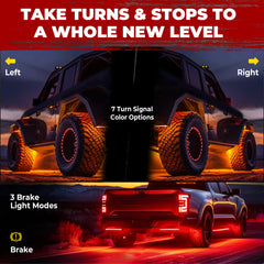 DITRIO music-sync rock lights flash to your tunes during rides.