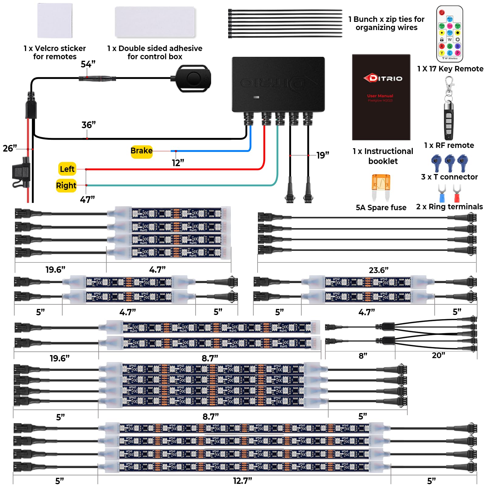 DITRIO plug-and-play installation makes setup quick and easy.