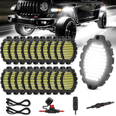DITRIO rock light with aluminum housing for durable off-road lighting