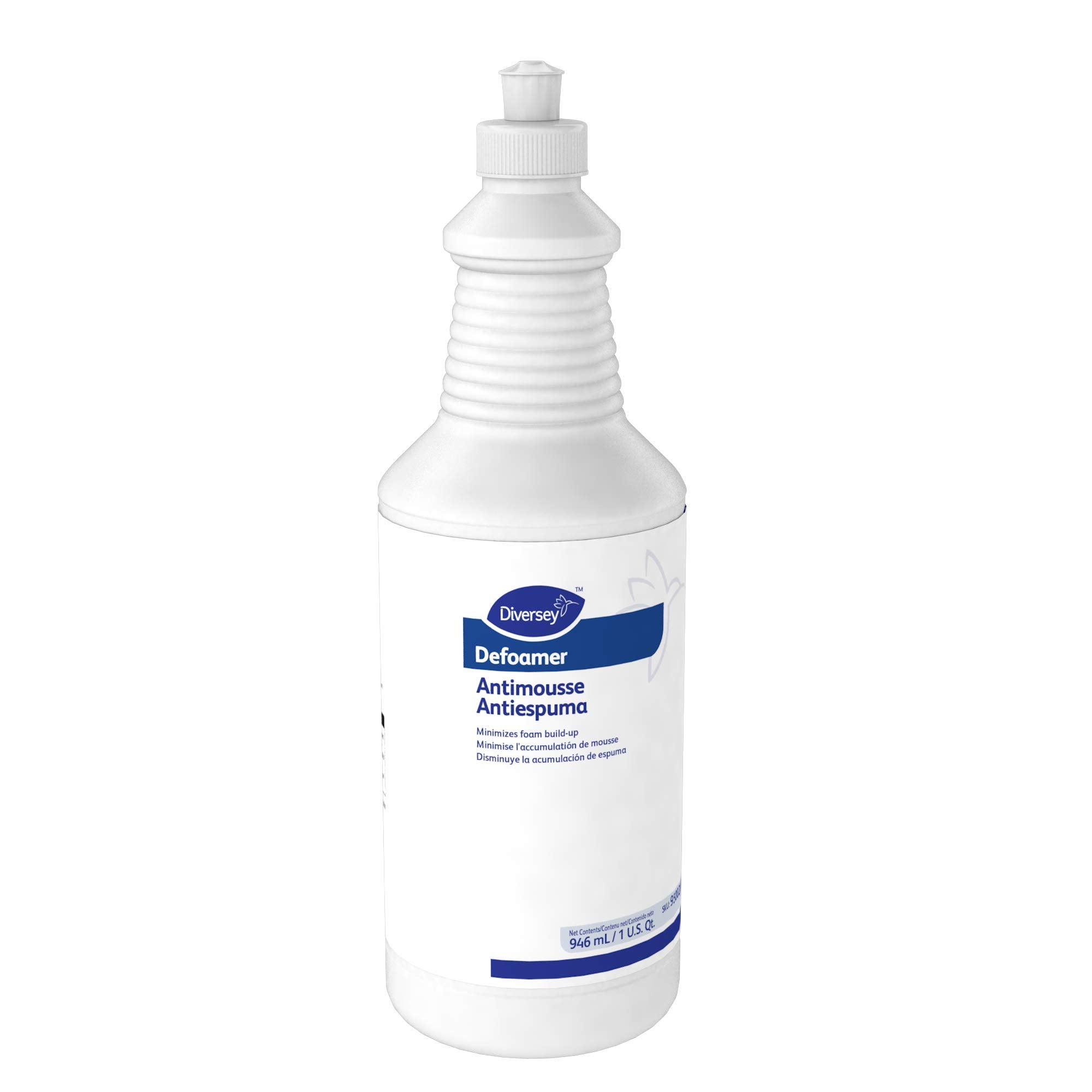 Diversey Defoamer liquid aiding odor and stain removal during cleaning cycles.