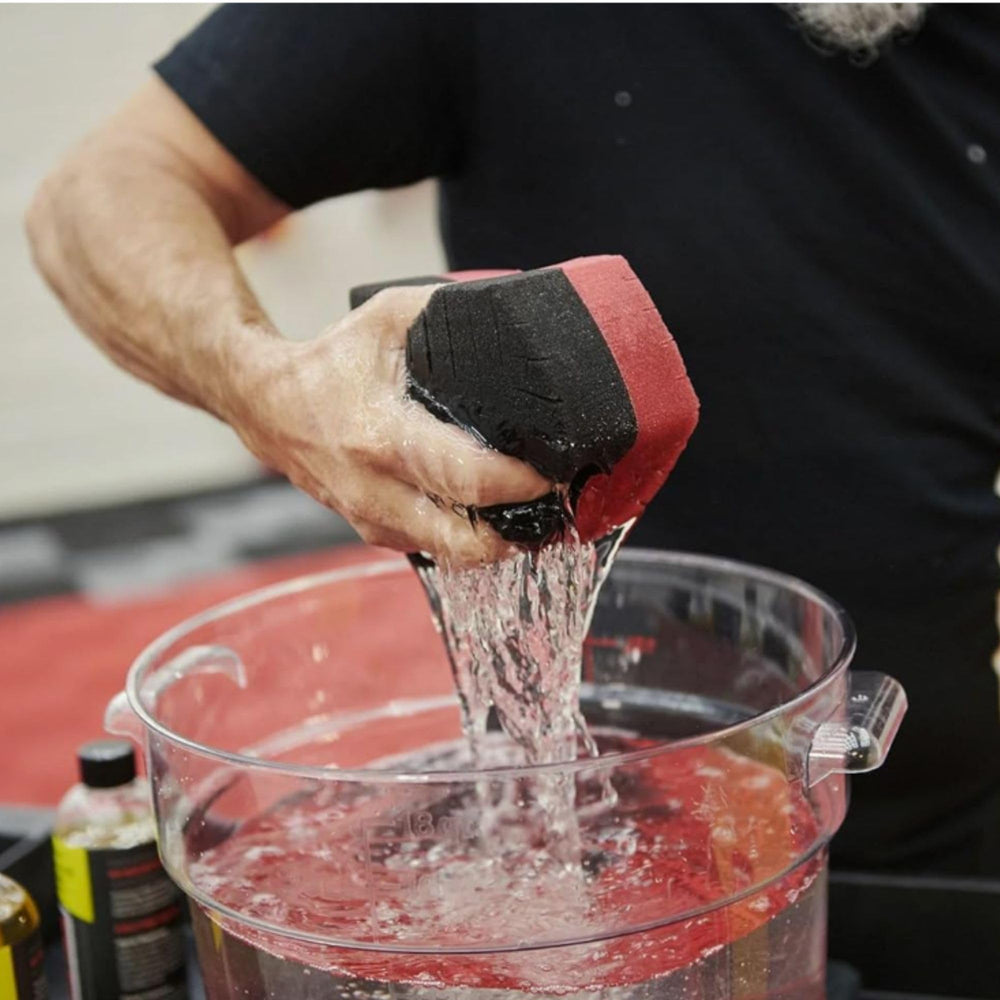 DIY Detail Legacy Sponge packaging-visual communicates ready-to-use car care kit.