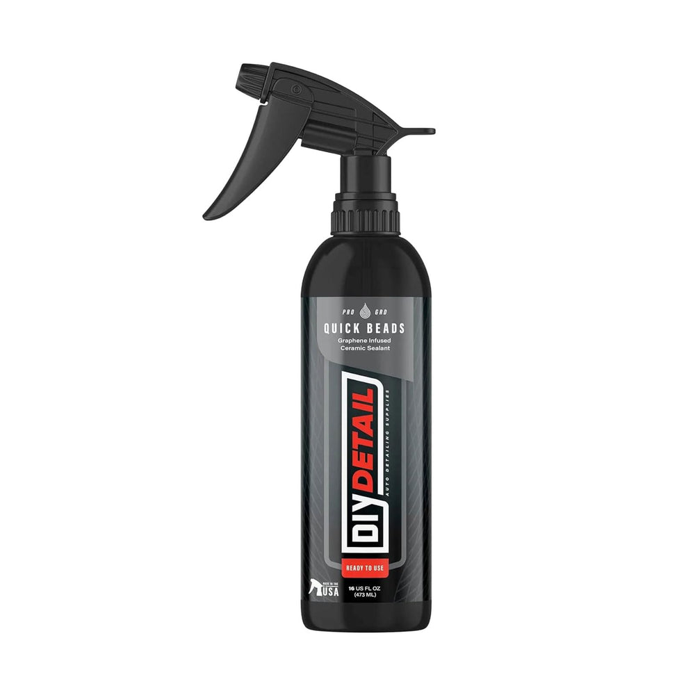 DIY Detail Quick Beads graphene-infused spray sealant bottle for durable hydrophobic protection.