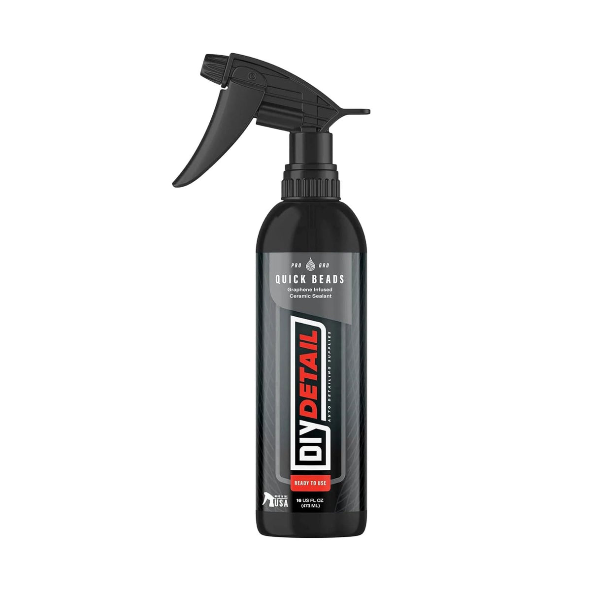 DIY Detail Quick Beads graphene-infused spray sealant bottle for durable hydrophobic protection.