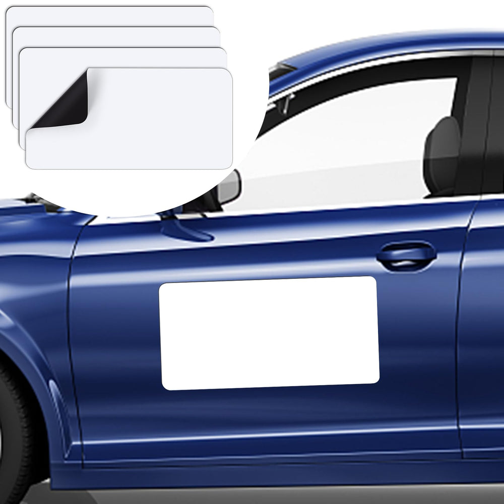 DIYMAG blank car magnets 24x12 inches with rounded corners, ideal for logo coverage.